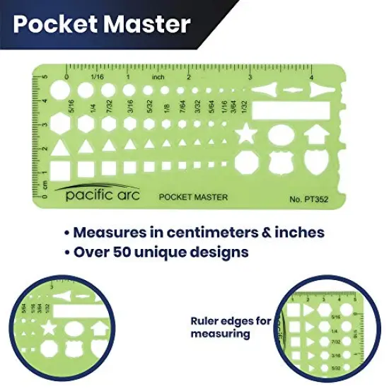 Pocket Master Template Guide, Featuring Perfect Circles, Hexagons, Triangles, and Squares {1}