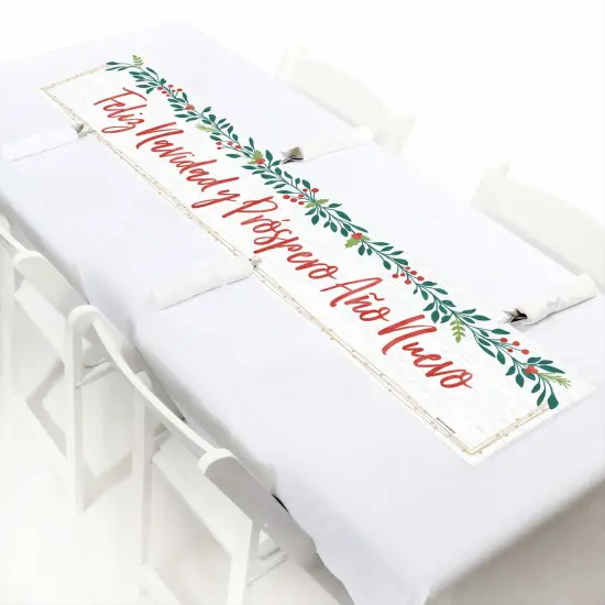 Big Dot of Happiness Feliz Navidad - Holiday and Spanish Christmas Party Decorations Party Banner {7}