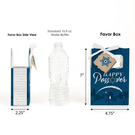 Big Dot of Happiness Happy Passover - Pesach Party Favor Boxes - Set of 12 {3}