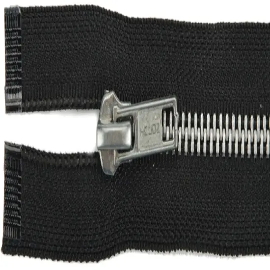 Coats Heavyweight Aluminum Separating Metal Zipper 24"-Black {1}