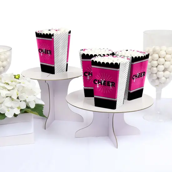 Big Dot of Happiness We've Got Spirit - Cheerleading - Birthday Party or Cheerleader Party Favor Popcorn Treat Boxes - Set of 12 {4}