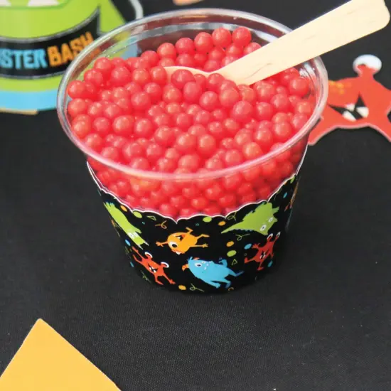 Big Dot of Happiness Monster Bash - Little Monster Birthday Party or Baby Shower Decorations - Party Cupcake Wrappers - Set of 12 {6}