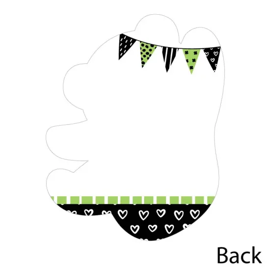 Big Dot of Happiness Party Like a Panda Bear - Shaped Thank You Cards - Baby Shower or Birthday Party Thank You Note Cards with Envelopes - Set of 12 {6}