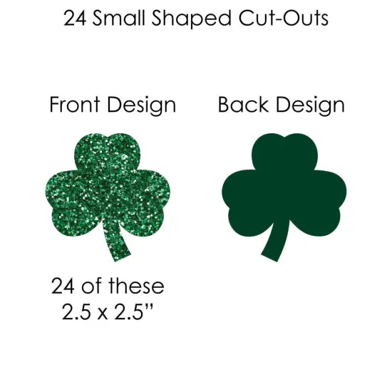 Big Dot of Happiness St. Patrick's Day - Saint Paddy's Day Party DIY Decorations - Clothespin Garland Banner - 44 Pieces {7}