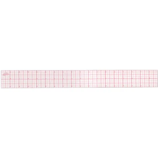 Westcott 8ths Graph Beveled Ruler-18" {2}