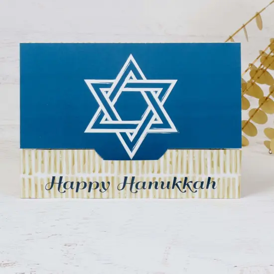 Big Dot of Happiness Happy Hanukkah - Chanukah Money and Gift Card Holders - Set of 8 {7}
