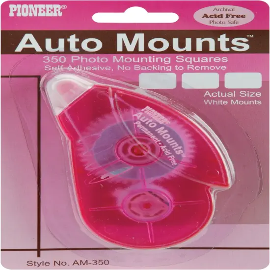 Auto Mounts Permanent Mounting Square Roller-350/Pkg {1}