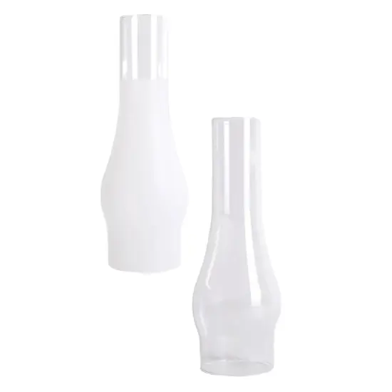 Lehman's Oil Lamp Glass Chimney - Replacement Hurricane Globe Measures 3 in diameter base x 10 in high for Oil or Kerosene Lanterns {2}