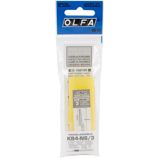 OLFA Narrow Saw Art Blades 3/Pkg {1}