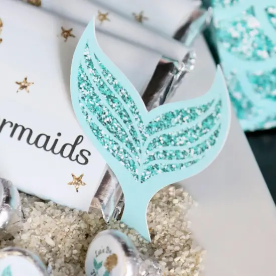 Big Dot of Happiness Let's Be Mermaids - DIY Shaped Baby Shower or Birthday Party Cut-Outs - 24 Count {6}