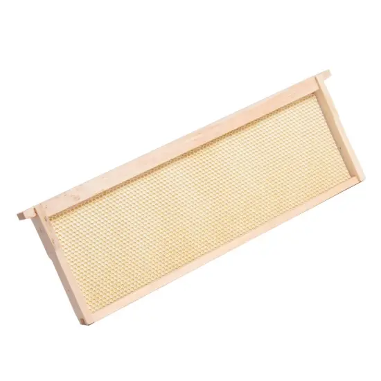 Stoney Acres Beekeeping Beehive Frame, Waxed Plastic Foundation, Medium Assembled, Honey Bee Hive, Amish Made {2}