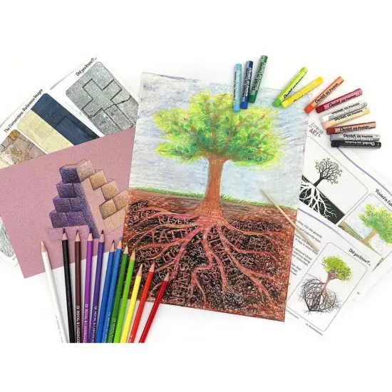 Christian Art Box F (Cornerstone and Tree) {1}