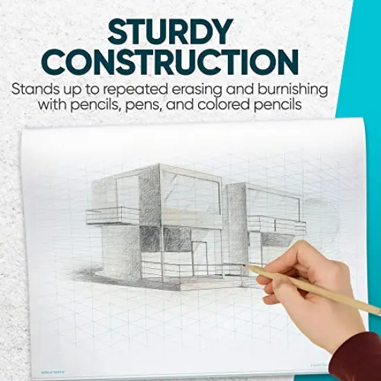 Drawing Perspective (1 and 2-Point) Large Sketch Pad (2 Point - 9 x 12) {3}