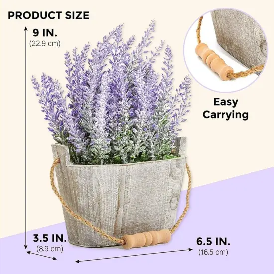 Artificial Lavender Fake Flower Plant {3}