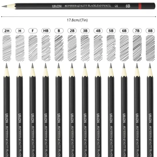 37 Packs Drawing Sketching Pencils Set, Art Kit with Sketchbook Draw Pencils Dual Ended Color Pencil Eraser Sharpener Pencil Bag for Kids Adults and Art Beginners… {5}