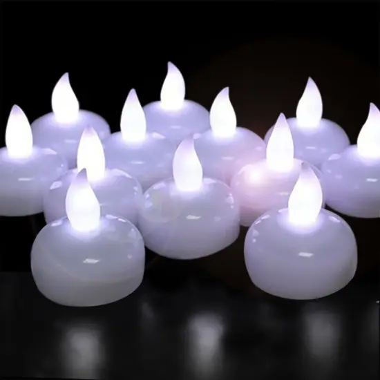 LED Floating Candles Flameless Tea Lights Battery {6}