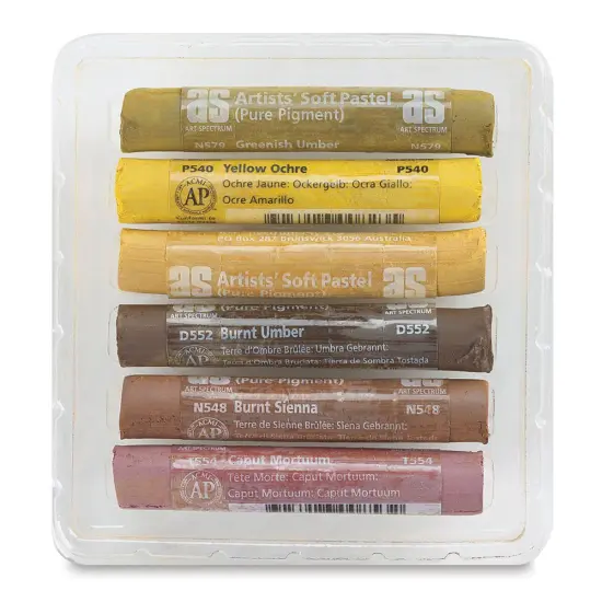 Art Spectrum Pastel 6ix Pack Set - Autumn Earths, Set of 6 {1}