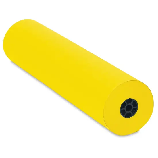 Pacon Tru-Ray Art Paper - 36" x 500 ft, Yellow, Roll {1}