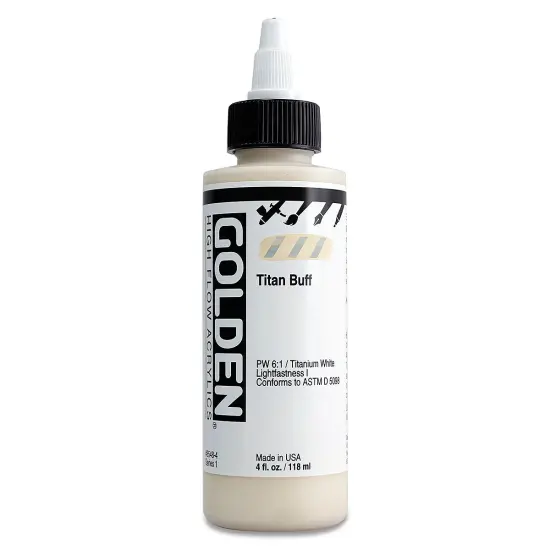 Golden High Flow Acrylics - Titan Buff, 4 oz bottle {2}