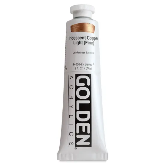 Golden Heavy Body Artist Acrylics - Iridescent Copper Light (Fine), 2 oz Tube {1}