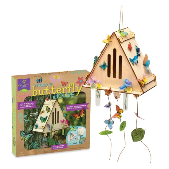 Craft-Tastic Nature Make A Butterfly House Kit {1}