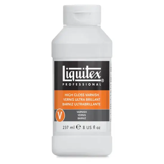 Liquitex Acrylic Varnish - High Gloss, 8 oz bottle {2}