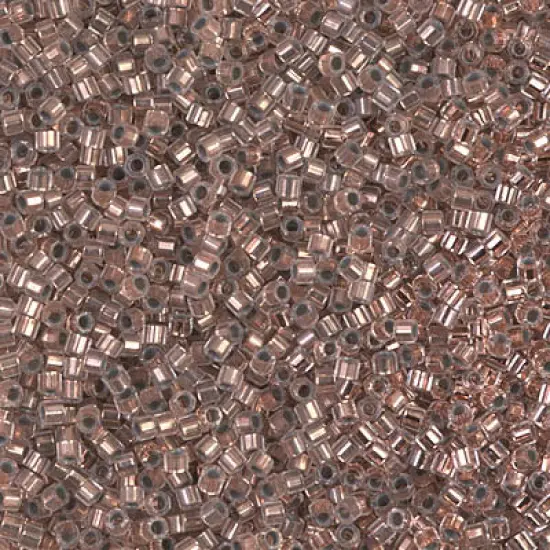 Miyuki Delica 11/0 Cut, Copper Lined Crystal, DBC0037, 5 grams {1}