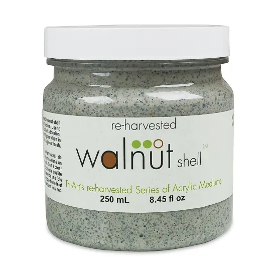 Tri-Art Re-Harvested Acrylic Medium - Walnut Shell, 250 ml {1}