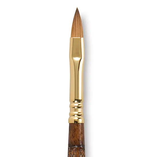 Escoda Reserva Kolinsky-Tajmyr Sable Brush - Filbert, Short Handle, Size 6 {1}