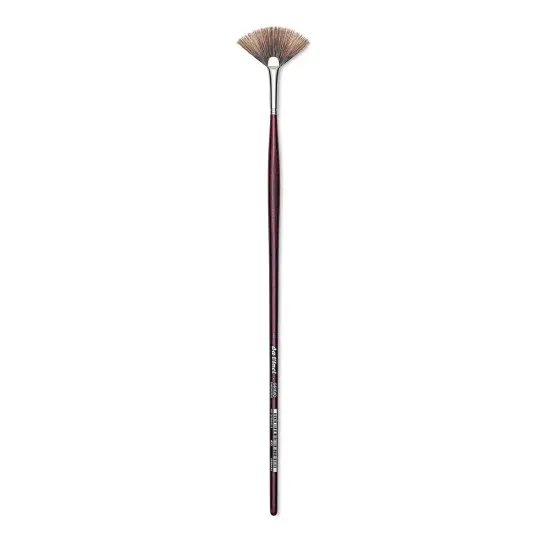 Da Vinci Grigio Synthetic Brush - Fan, Long Handle, Size 1 {1}