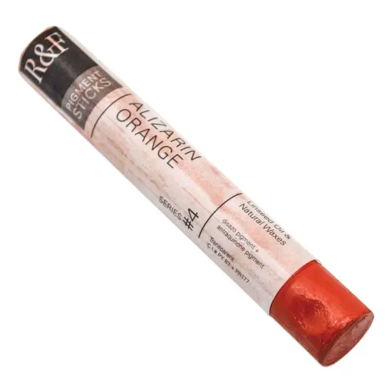 R&F Pigment Stick - Alizarin Orange, 38 ml stick {1}