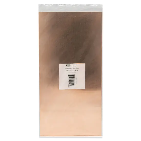 K&S Metal Sheets - Copper, 6" x 12", 0.025" Thick {1}