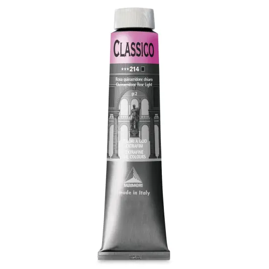 Maimeri Classico Oil Color - Quinacridone Rose Light, 200 ml tube {1}