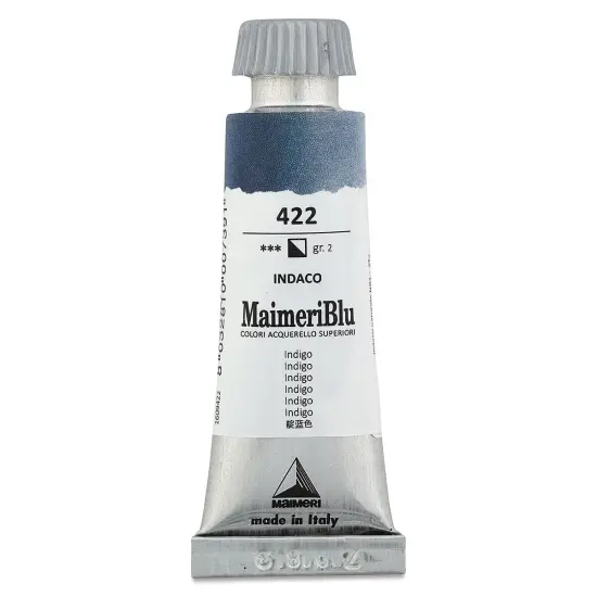 Maimeri Blu Artist Watercolor - Indigo, 12 ml Tube {1}