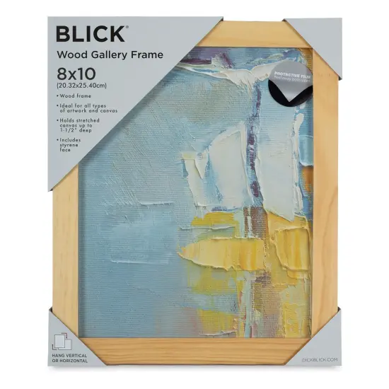 Blick Wood Gallery Frame - Natural, 8" x 10" {1}