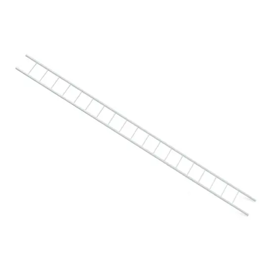 Plastruct Styrene Structural Ladder - Pkg of 2, 1:16 Scale, 3/4" H x 1-3/32" W x 15" L {1}