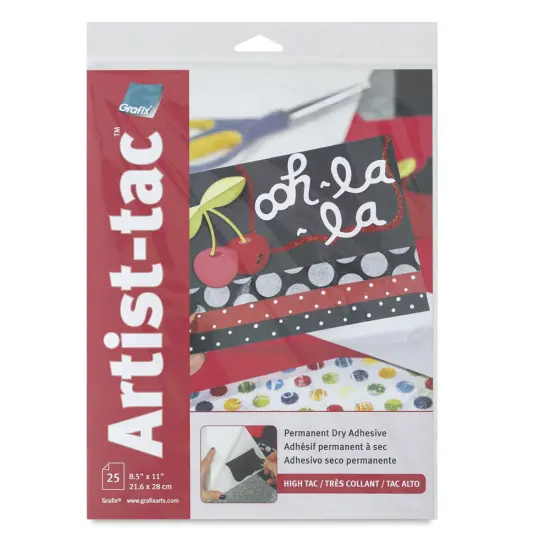 Grafix Artist Tac - 8-1/2" x 11", Pkg of 25 Sheets {1}