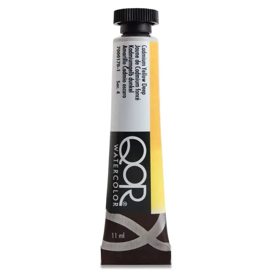 QoR Modern Watercolors - Cadmium Yellow Deep, 11 ml tube {1}