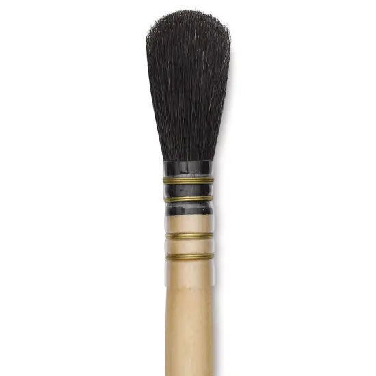 Da Vinci Black Goat Brush - Quill Mop, Short Handle, Size 8 {1}