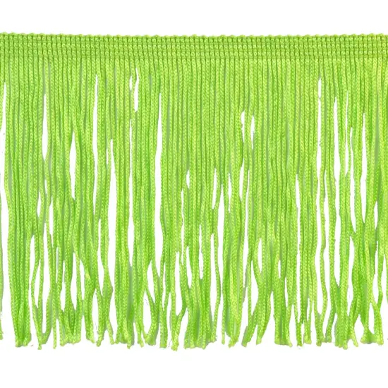 Belagio Chainette Fringe, 4" Wide, 10-Yard Bolt, Lime Green {1}