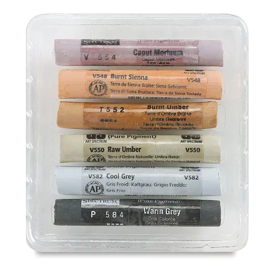 Art Spectrum Pastel 6ix Pack Set - Stone Tones, Set of 6 {2}