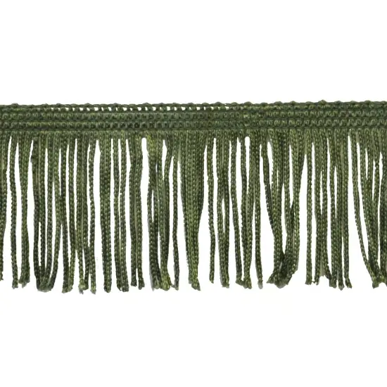 Belagio Chainette Fringe, 2" Wide, 10- Yard Bolt, Hunter Green {1}