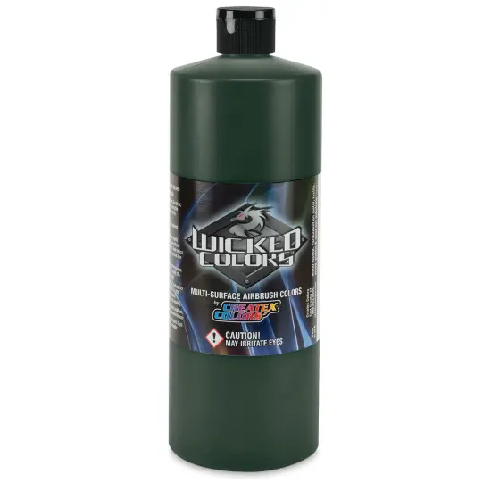 Createx Wicked Colors Airbrush Color - 32 oz, Detail Moss Green {1}