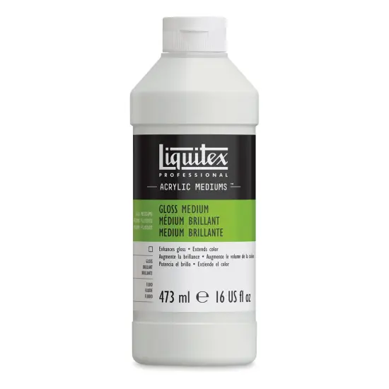 Liquitex Fluids Acrylic Medium -Gloss, 16 oz bottle {1}