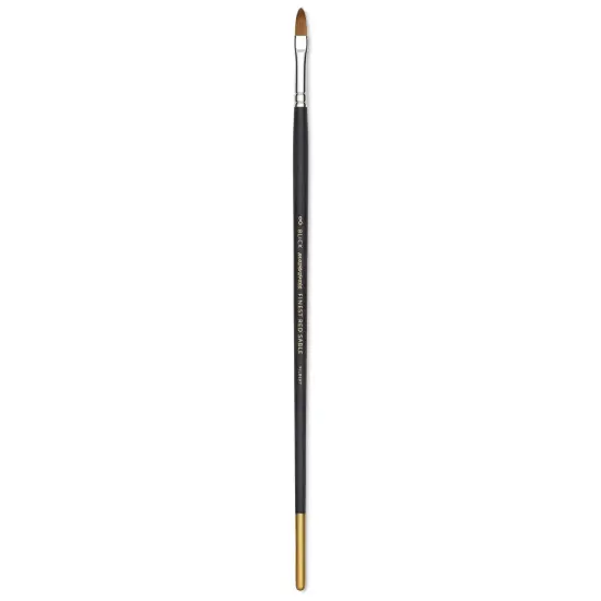 Blick Masterstroke Finest Red Sable Brush - Filbert, Size 8, Long Handle {1}