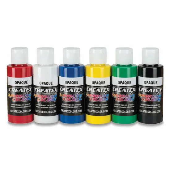 Createx Airbrush Color - 2 oz, Set of 6, Opaque {1}
