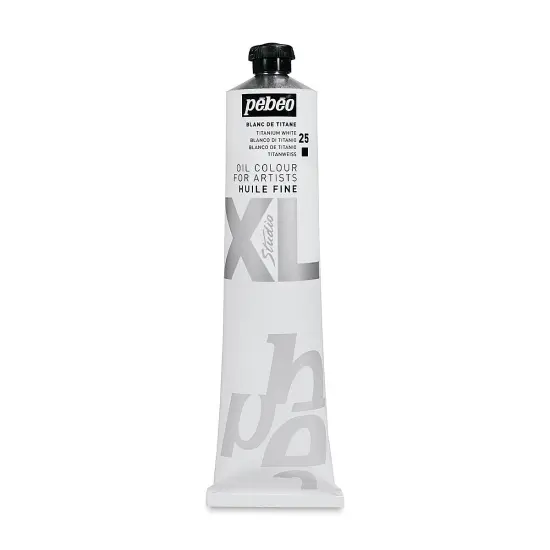 Pebeo XL Studio Oil Color - Titanium White, 200 ml tube {1}