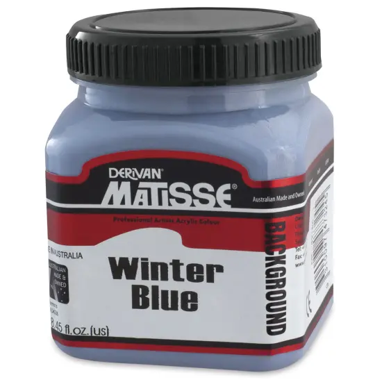 Matisse Background Colors Acrylic Paint - Winter Blue, 250 ml {1}