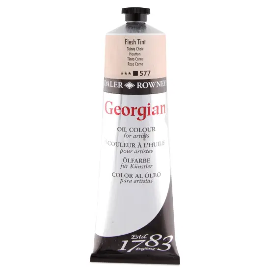 Daler-Rowney Georgian Oil Color - Peach Pink, 225 ml tube {1}