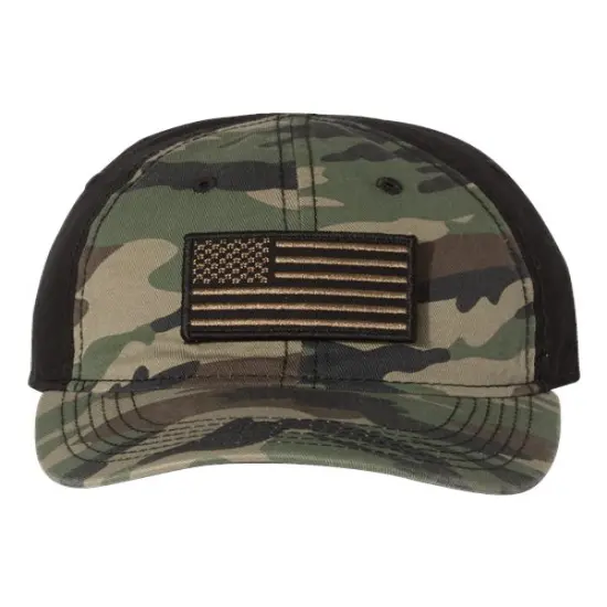 DRI DUCK&reg; Tactical Cap Stylish & Durables Green Camo/ Black {1}